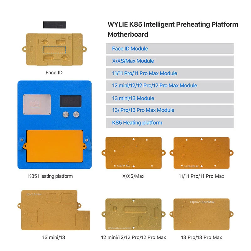 K85 Intelligent Preheating Platform Face ID Repair For Motherboard Repair