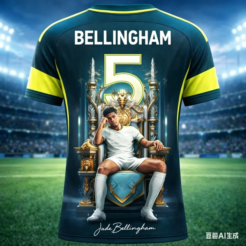 Nueva Camiseta Deportiva para Niños con Estampado 3D de Jude Bellingham, Camiseta Informal Cómoda y Transpirable para el Verano y Uso Diario
