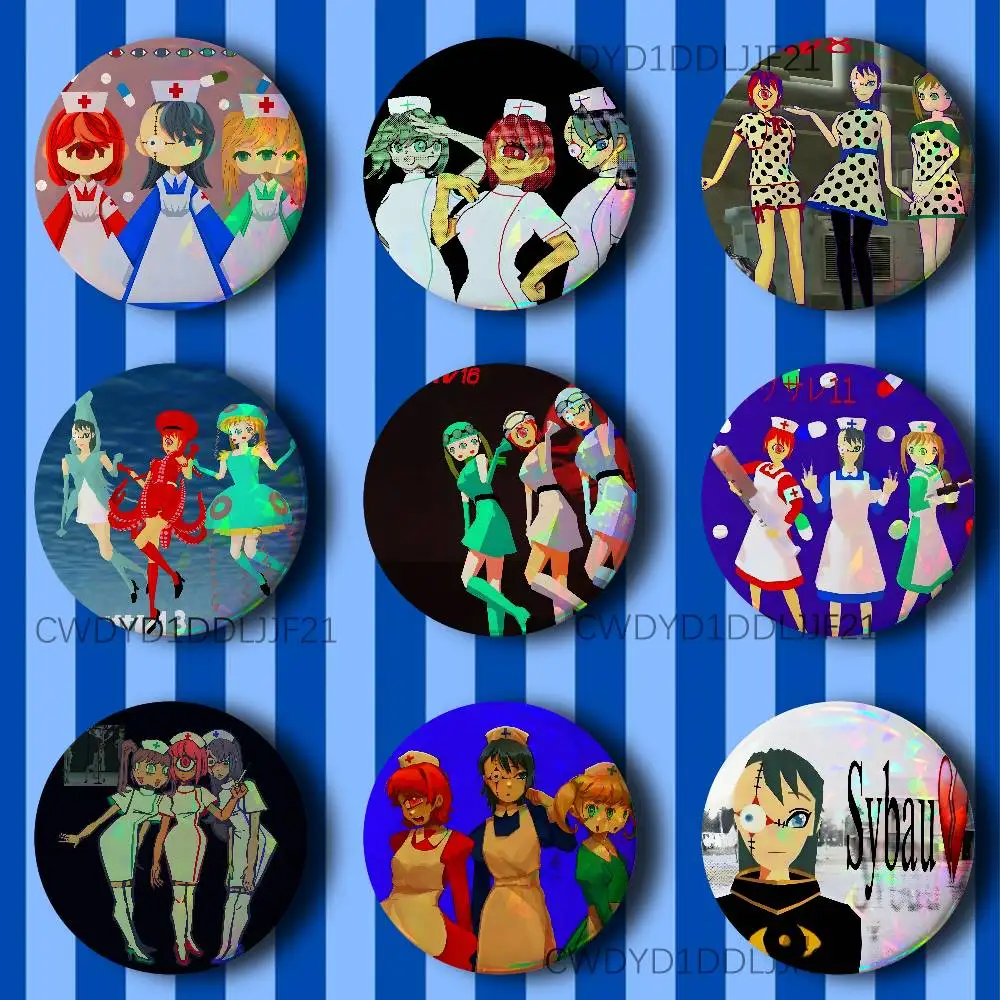 

I-Ikigusare Idols Badge Brooch Figure Lapel Pins Clothes Backpack Fashion Cute Collection Decoration Display