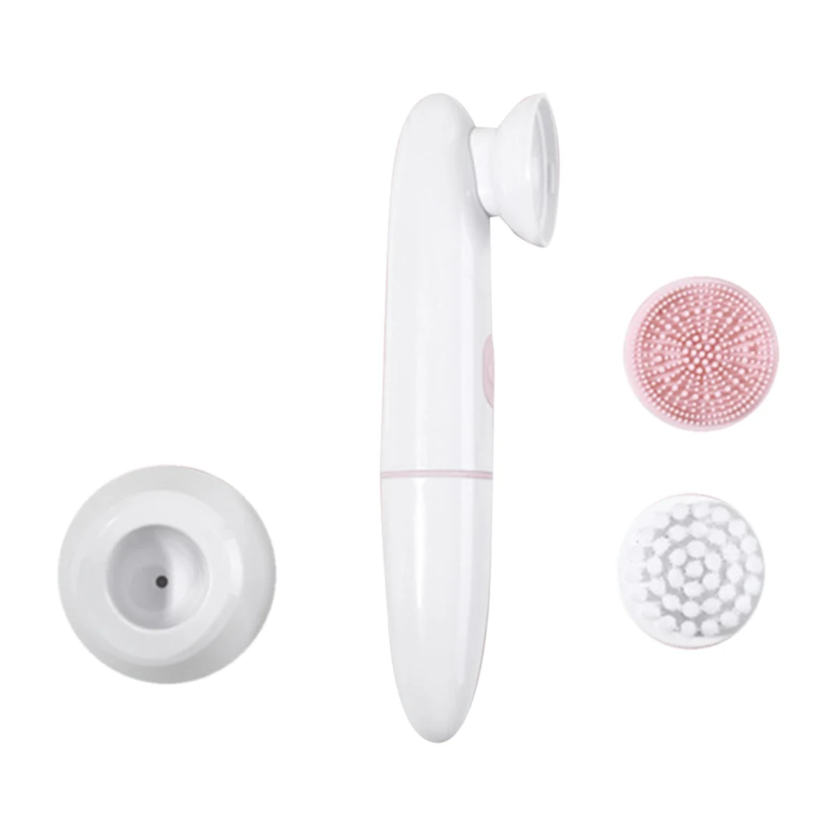 Electric Silicone Facial Cleansing Brush Skin Care Peeling Blackhead Removal Pore Cleanser Face Massager Device