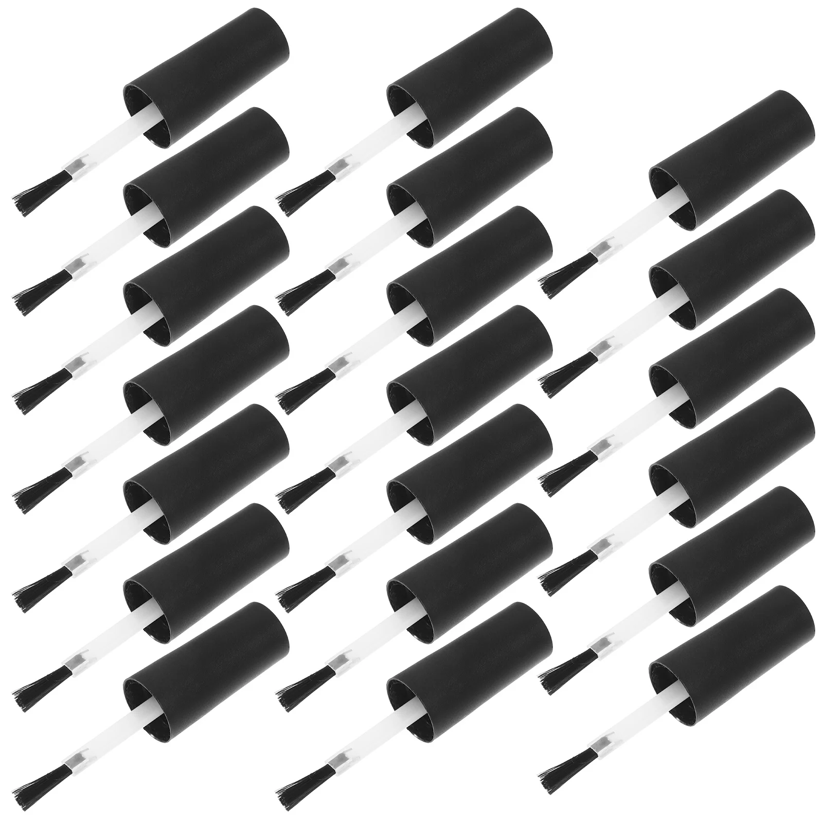 

20Pcs Nail Polish Brush Replacement Soft Bristles Practical Nail Gel Bottle Brush Caps Durable Covers for Replacement Use