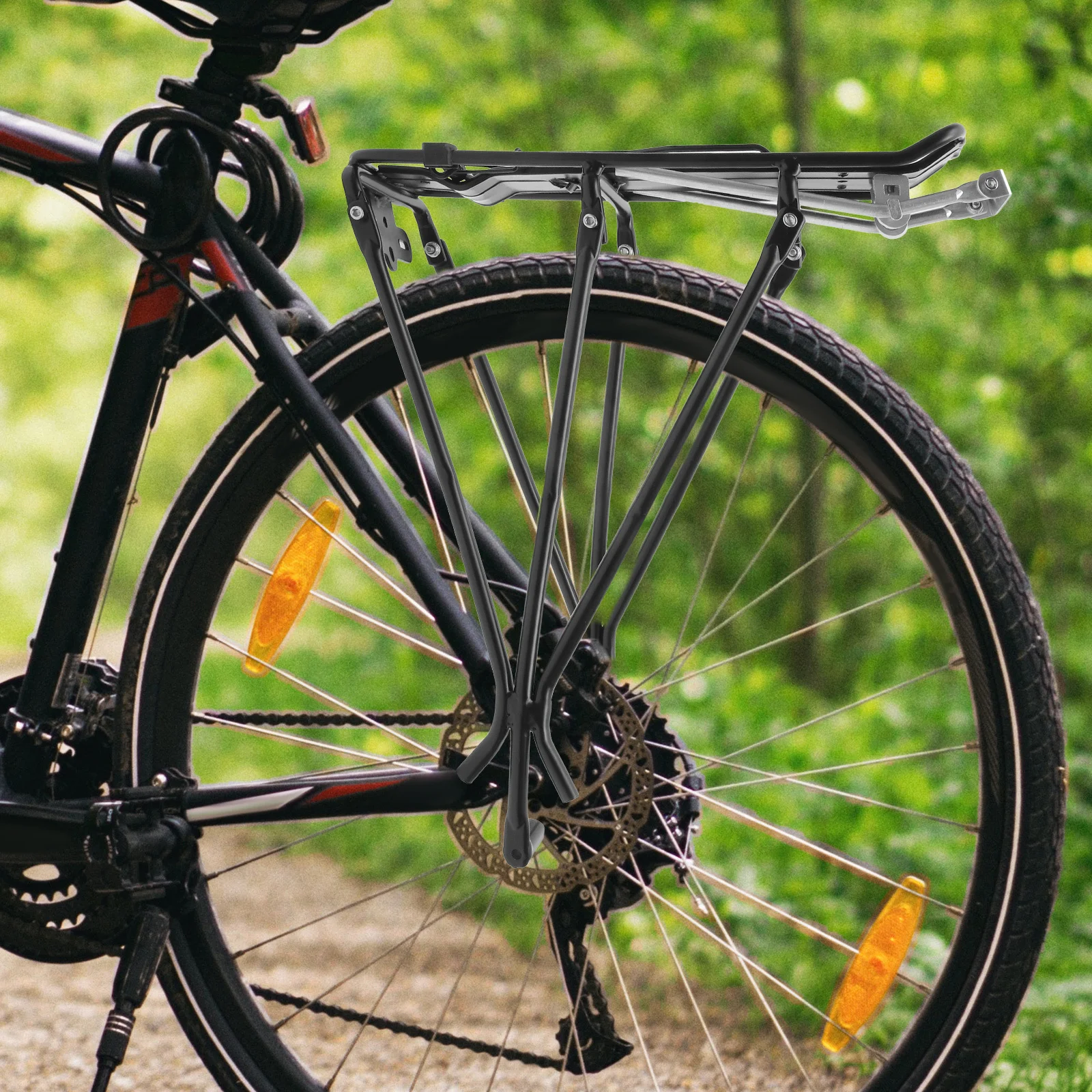 

Carrier Rack Premium Material Durable Long Lasting Use Road Mountain Bikes Touring Carrier Easy Transportation