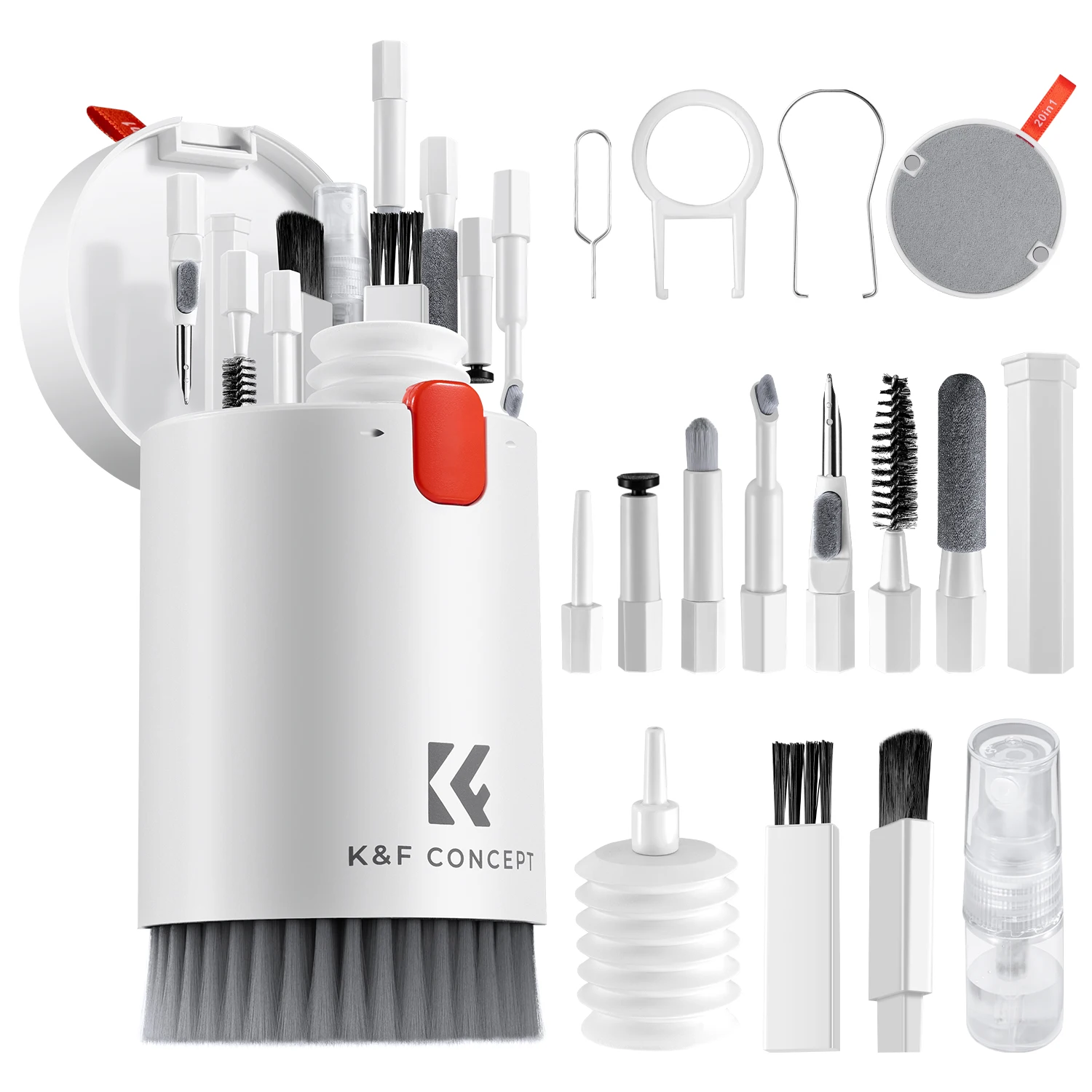 Monitor Cleaning Kit - K&F Concept 20in1 아이폰 에어팟 다기능