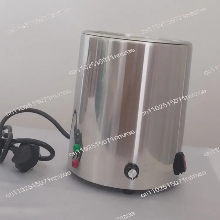 Stainless Steel Electric Sauce Dispenser Pump Round Heating Warmer for Butter Cheese Chocolate