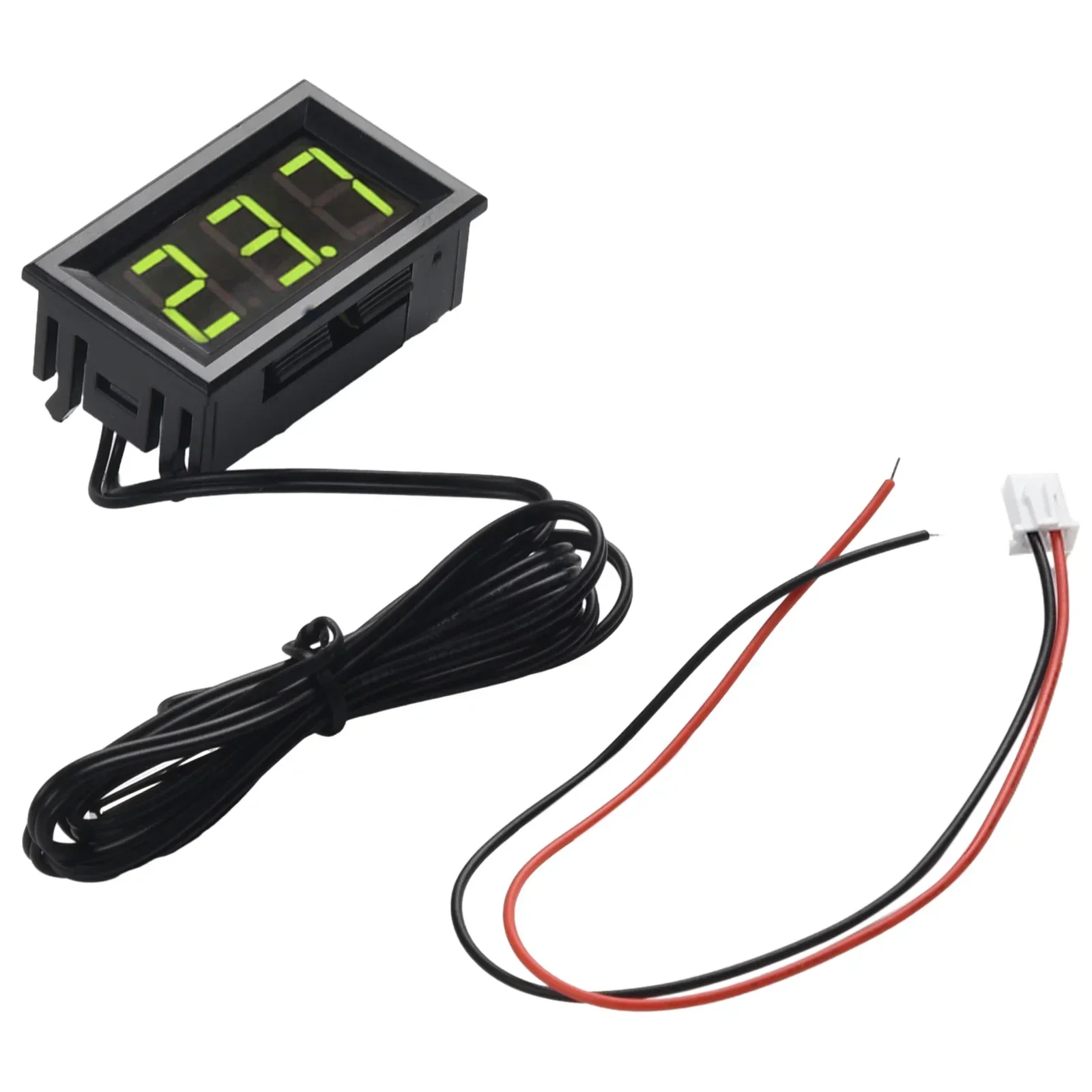 12V Embedded Digital Thermometer Digital Tube Display Range -50 ~ 110°C For Home Vivarium Garden Outdoor Thermometers