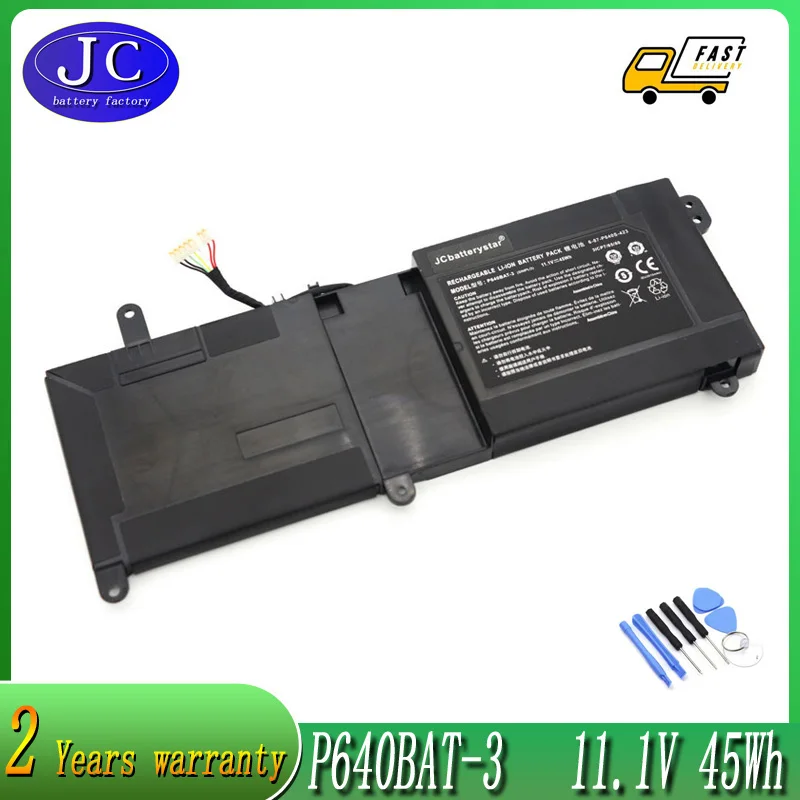 

JCLJF P640BAT-3 Laptop Battery For Clevo P640HJ P640RF P640RE P641HJ P641HK1 Thunderobot 911ST ST-R1 ST-R2 ST-R3 XMG P406 P407