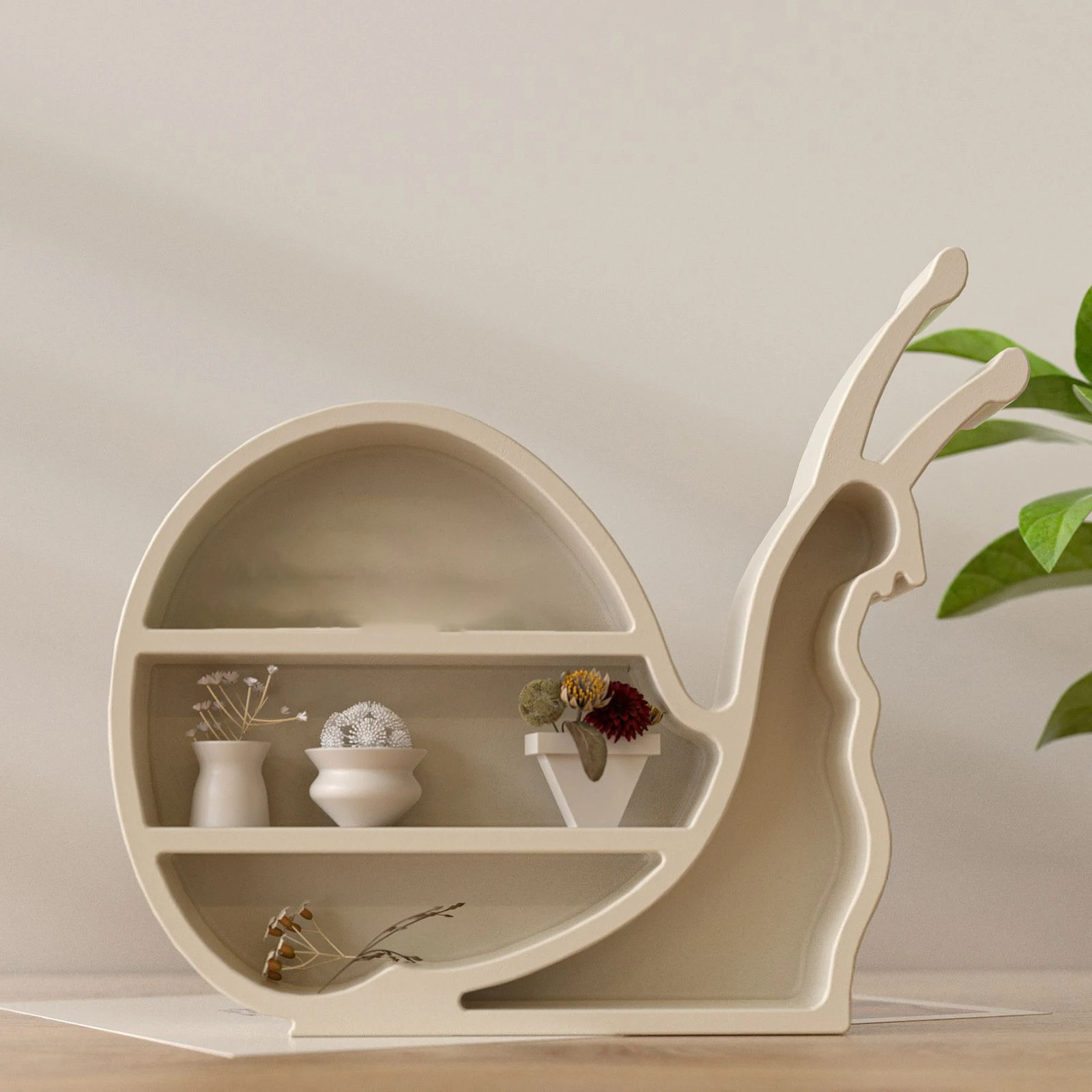 Snail Storage Rack Silicone Mold DIY Doll Jewelry Desktop Storage Rack Drip Plaster Mold