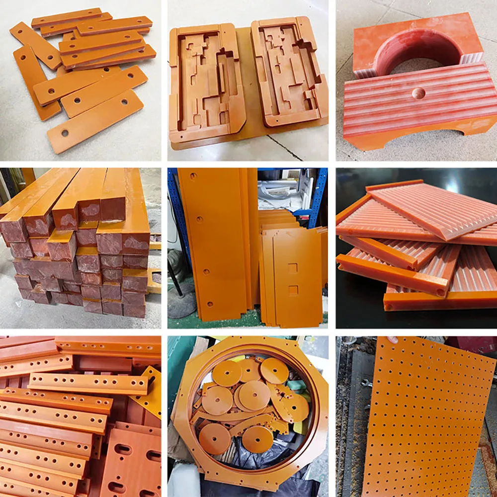 1mm-20mm Thick Orange Bakelite Plate Insulation Phenolic Resin Board Bakelite Sheets Antistatic and High Temperature Resistance