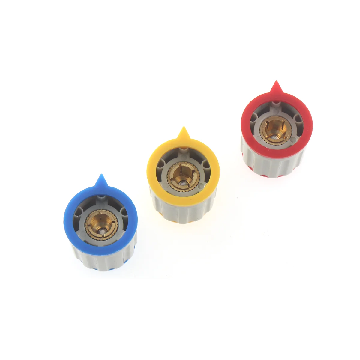 1PCS KN115  6mm  21*19.2mm Type Locking Knob Potentiometer Knob Plastic Knob Hole 6MM Hatchenzhihap