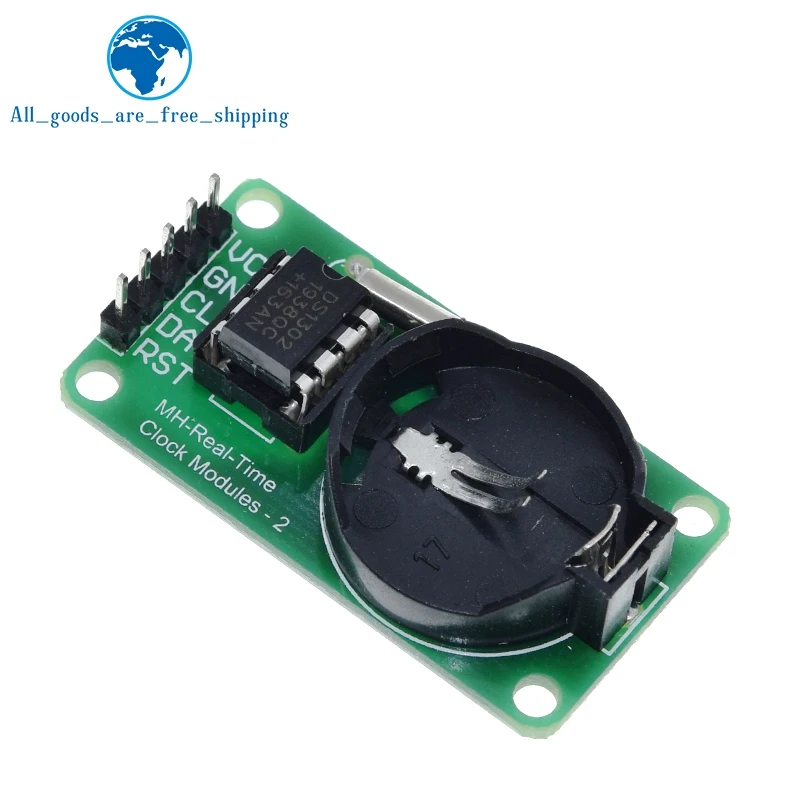 TZT 1/5PCS New Arrival RTC DS1302 Real Time Clock Module For AVR ARM PIC SMD for Arduino image 4