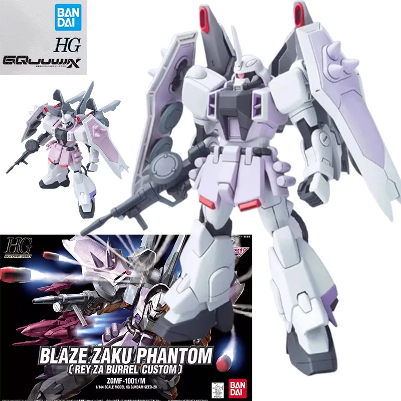 

Bandai Original Genuine HG GUNDAM BLAZE ZAKU PHANTOM Anime Action Figures Toys for Boy Girl Kid Gift Collectible Model