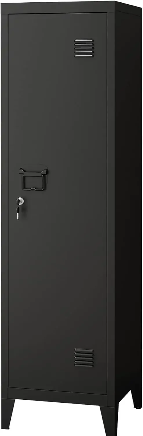 Cabinet Home Office Storage Cabinets with Doors and Shelves Lockable 3 Door File Cabinet Organizer Coat Lockers