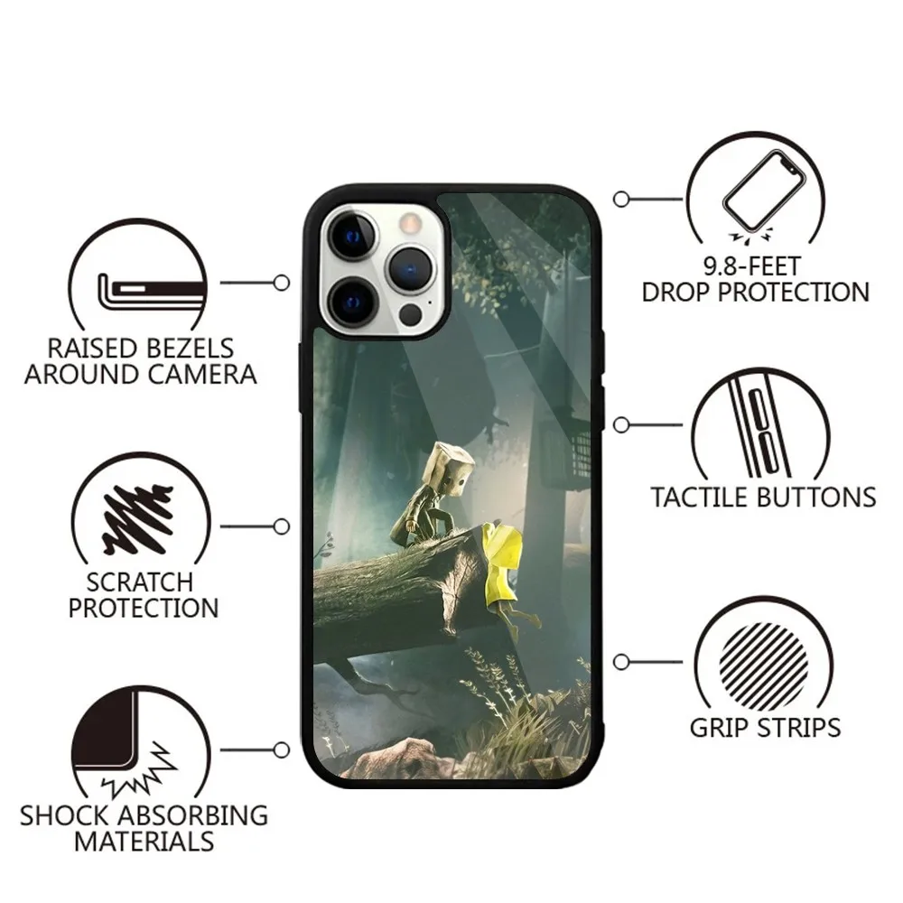 Game L-LittleS N-Nightmares Phone Case Magnetic For IPhone 16,15,14,13,Pro,Max,Plus,11,12,Mini For Magsafe Wireless Charging