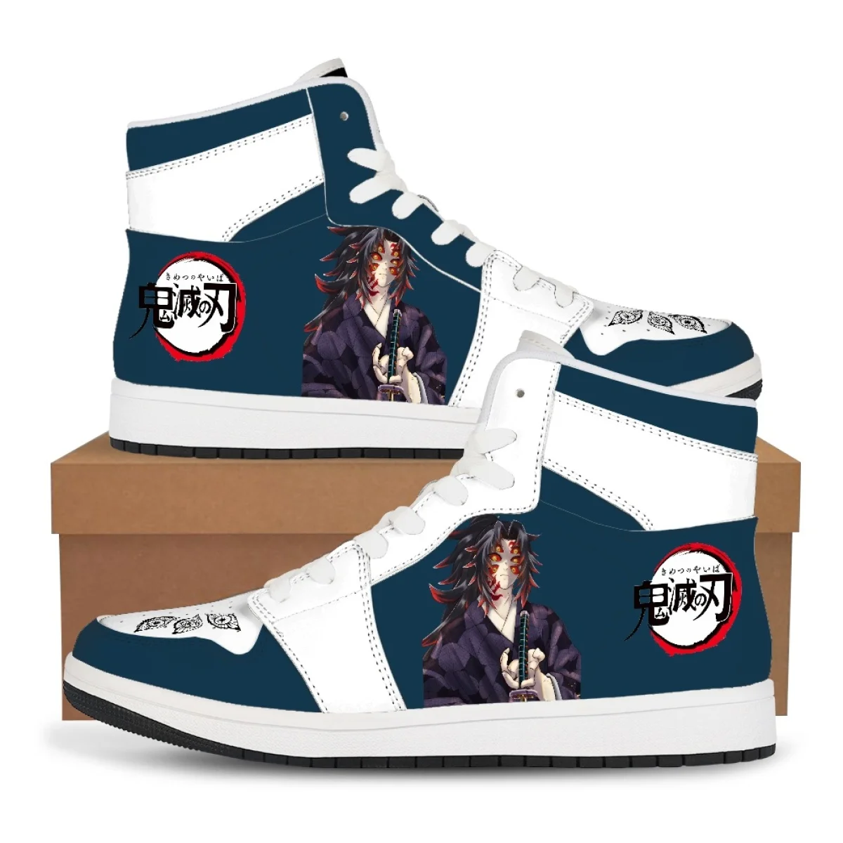 Anime Demon Slayer Sneakers Kochou Shinobu High-Top Sports Shoes