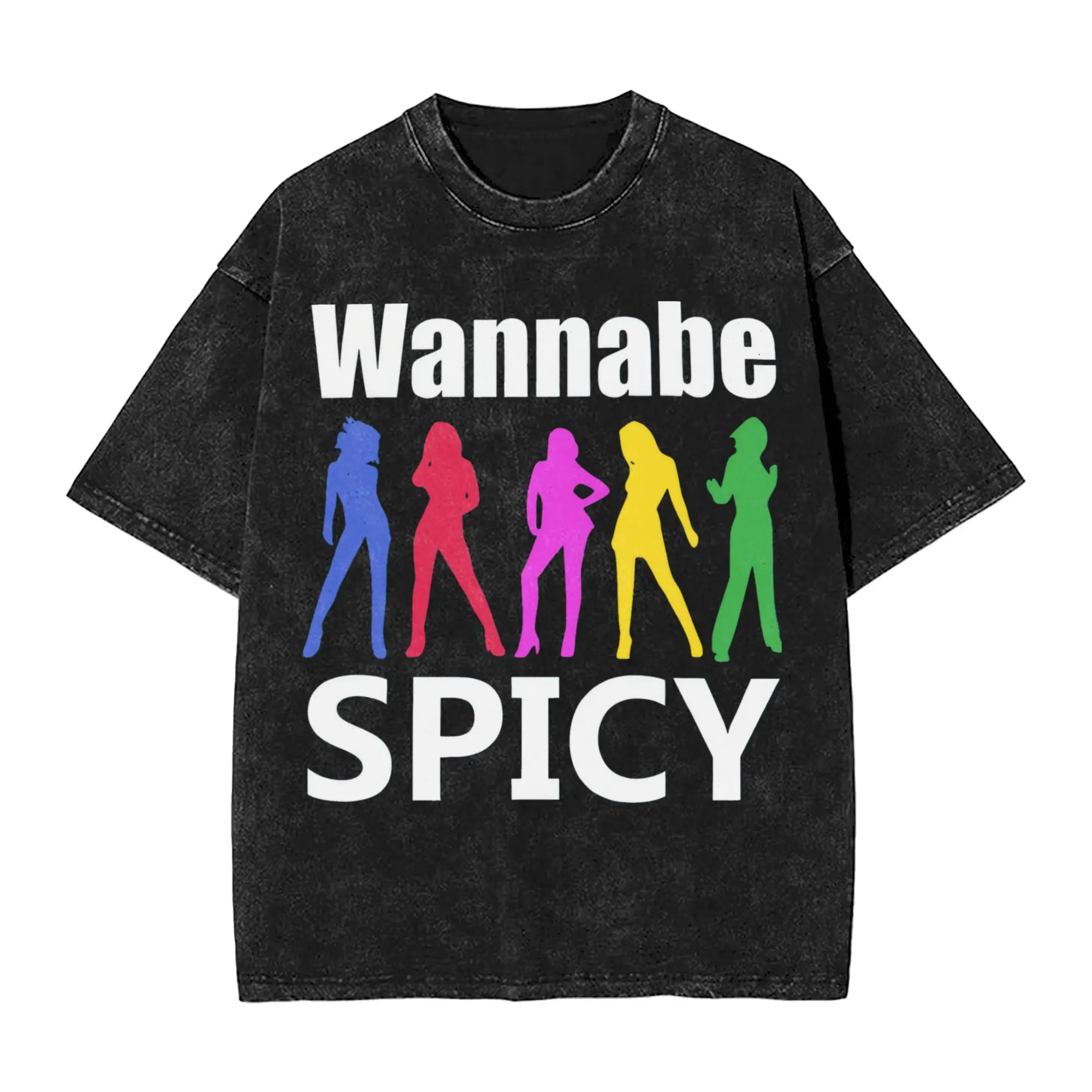 Spice Girls World Tour 2026 T-Shirt for Men  Humorous 100% Cotton Tee Shirt Crew Neck Short Sleeve T Shirts Plus Size Clothing