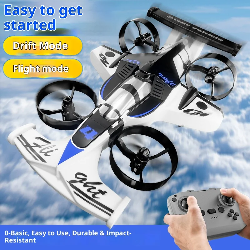 

Dual Mode Foam Aircraft Remote Control Vehicle with Gravity Induction Colorful Light Effects Birthday Gift for Kids