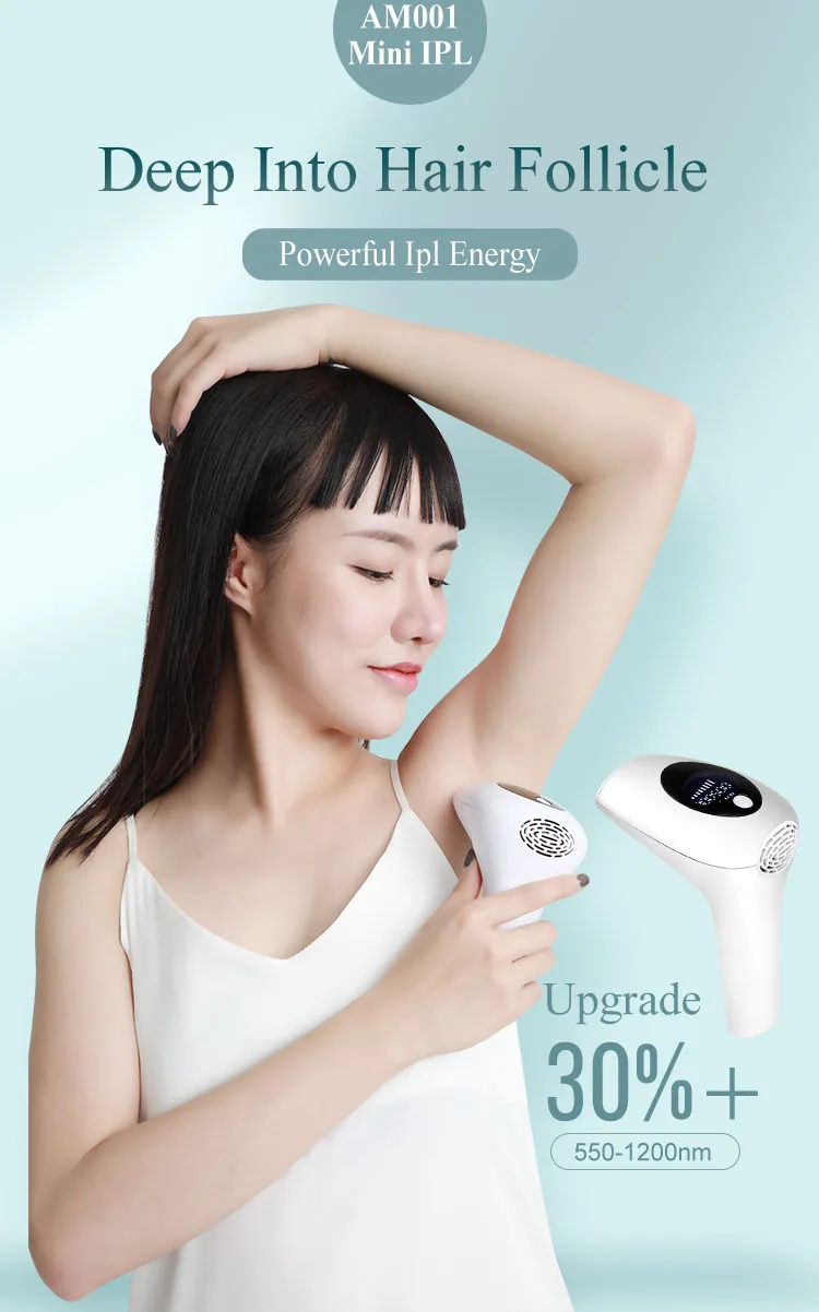 Handhold Laser Hair Removal 999900 Flash Painless Permanent for Women Men 8 Energy Levels Auto Bikini Trimmer Home IPL Epilator
