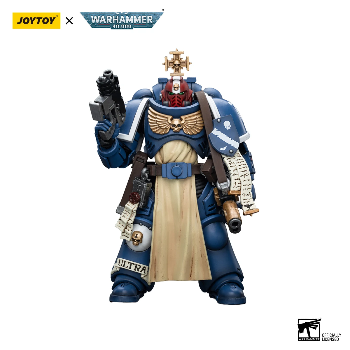 JOYTOY 1/18 Action Figure Warhammer 40K Ultramarines Sternguard Veteraan Sergeant Model Speelgoed