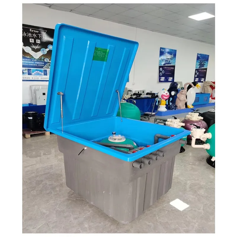 Manual Pool Installation Machine Buried Ingroud One Complete Swimming Pool Filter Compact Swimming Pool Maintenance Equipment