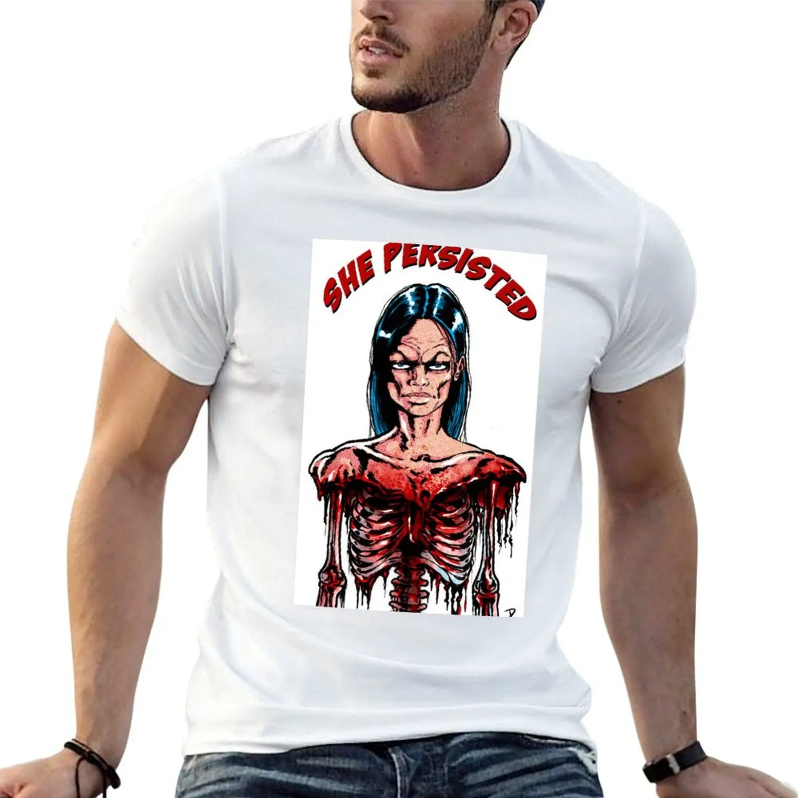 She Persisted T-Shirt anime t shirts for man g man t shirts for men t shirt men 100% cotton luxury brand T-shirt