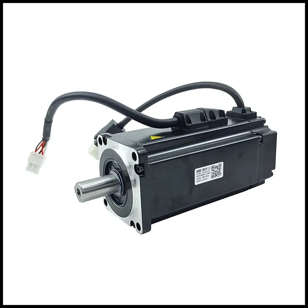 AC 220V 400W 0.4kwServo Motor+Driver Kit 1.27NM AC Motor S2P-2R8AI+AEQL-0604JFA/B Brake Kit Single-turn Magnet/Multi-turn Magnet