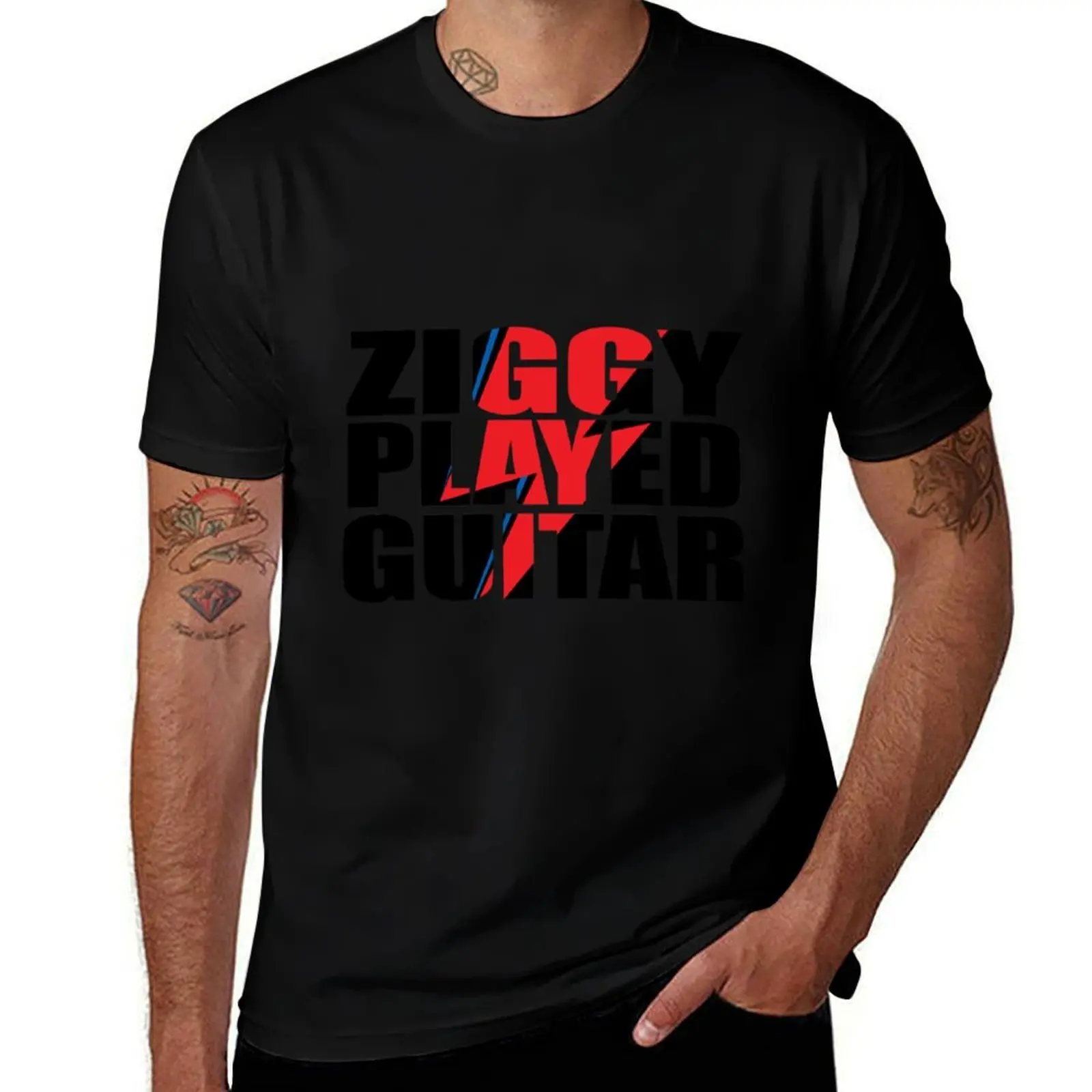 

ZIGGY PLAYED GUITAR Kids T-Shirt Relaxed Casual Short Sleeve Tee