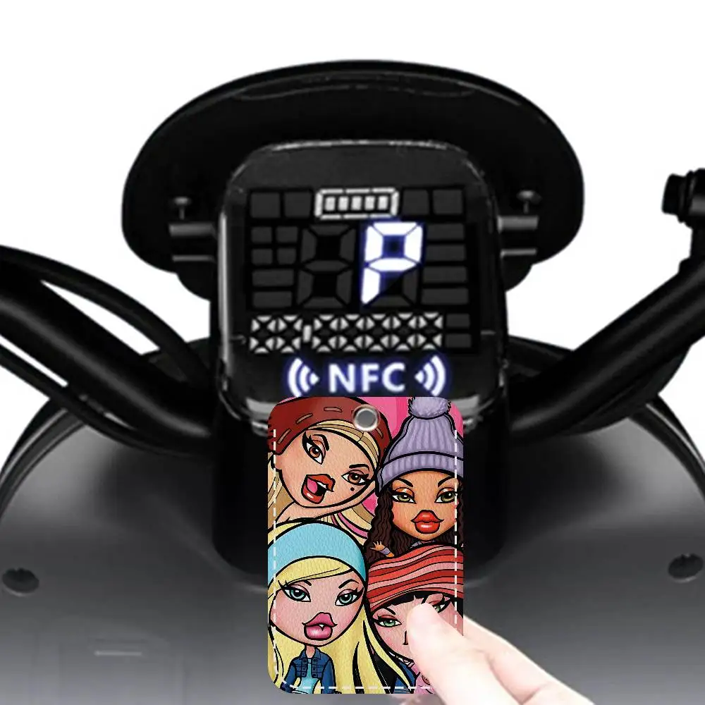 براتز دمية أنيمي حاملي بطاقات المفاتيح كيرينغ البنك حافلة معرف بطاقات الائتمان سلاسل حلقة رئيسية #5