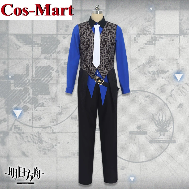 

Cos-Mart Game Arknights Młynar Cosplay Costume Black Fashion Combat Uniform Unisex Activity Party Role Play Clothing