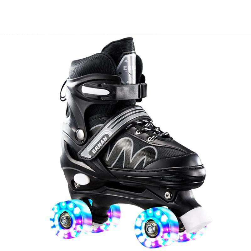 patins-a-roulettes-quadruples-reglables-oem-pour-enfants-roues-lumineuses-professionnelles-a-double-rangee-roulements-abec-7-etanches-pour-l'exterieur
