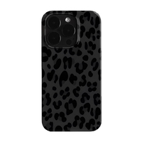 Ins style Black Leopard Print Art Niche Trendy Cute Phone Case For iPhone 16 15 14 13 12 11 Pro XS Max 7 8 Plus MINI Y2K Cover