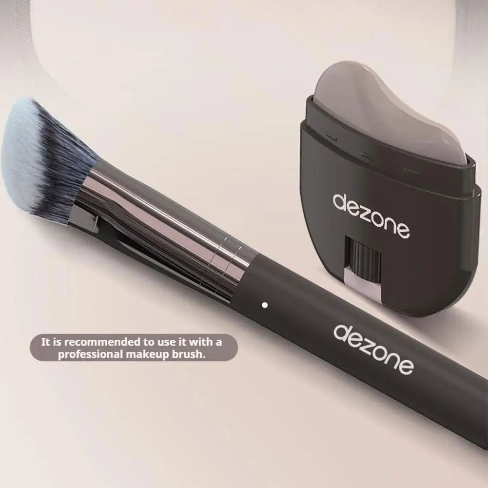 Dezone-Juego de brochas de crema reparadora, palo de reparación de contorno ámbar topo, reproducción de Color 3D, resistente al agua, reparación perezosa, artefacto facial en V