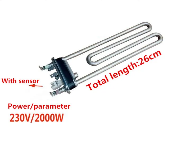 Parti del riscaldatore dell\'elemento riscaldante dell\'accessorio del pezzo di ricambio della resistenza della lavatrice