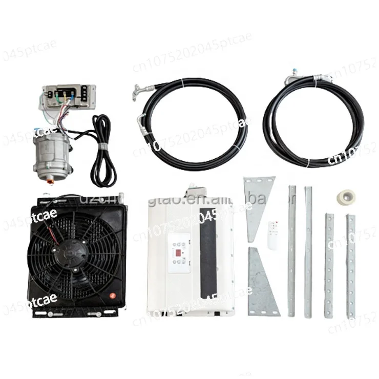 Car Air Conditioning Car Air Conditioning Kit 12V 24V Electric Air Conditioning Kit Compressor