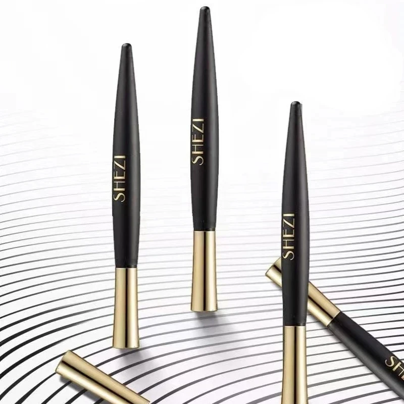 Shezi Ruijia Black Liquid Eyeliner Pen Waterproof Long Lasting Makeup Smooth Quick-dry Gold Eye Liner Pencil goddess cosmetics