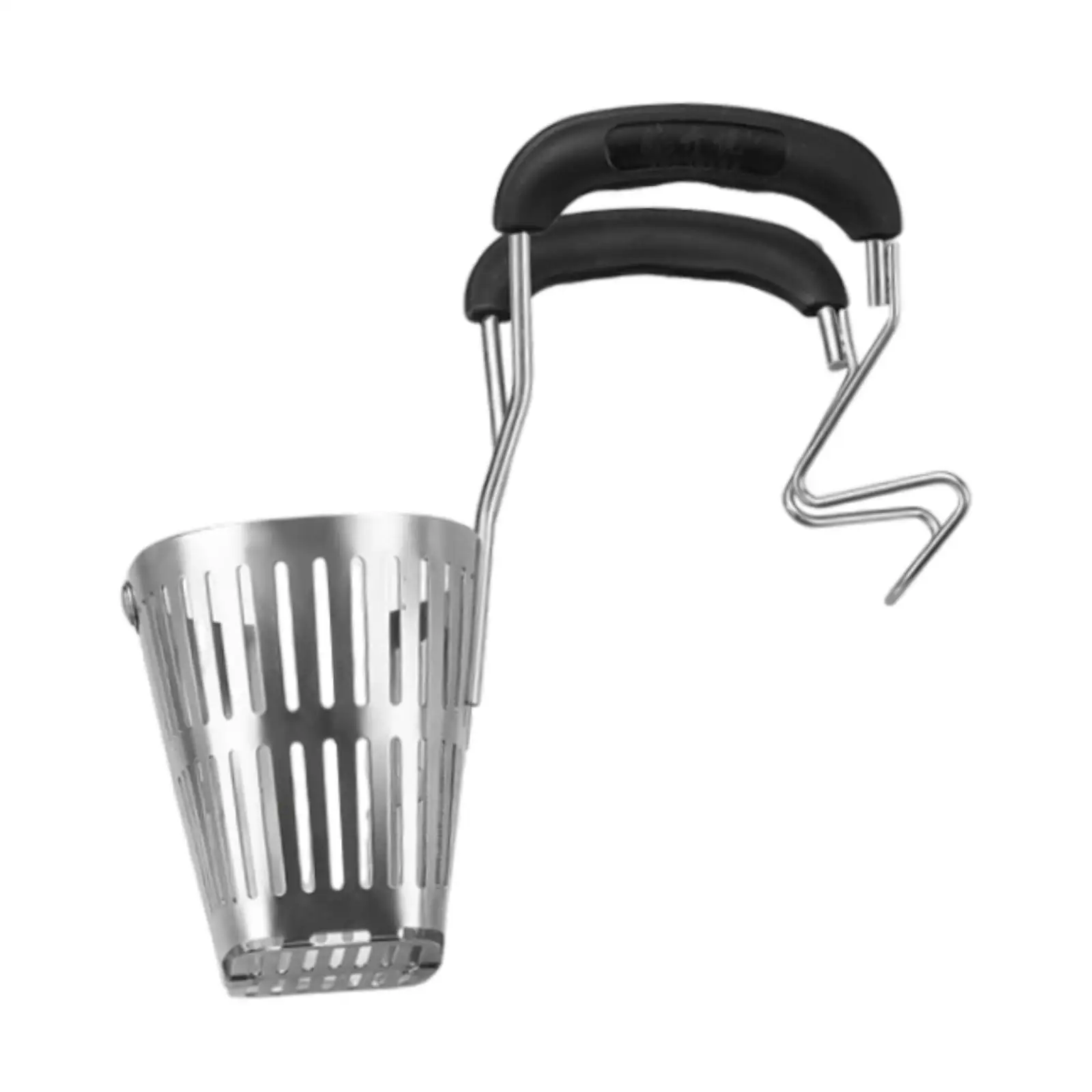 Cuchara Coladora con Gancho para Fideos, Espaguetis, Verduras, Papas Fritas y Pollo Frito