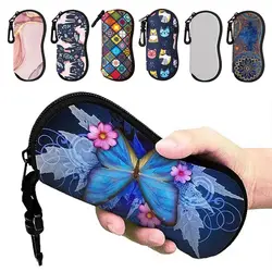 Men Women Fashion Storage Box Zipper Wallet Diving Glasses Box Holder Sunglasses Bag Reading Eyewear Case Sunglasses Organizer