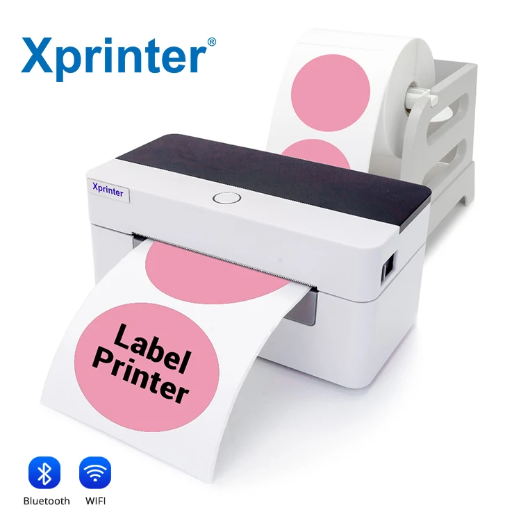 Xprinter XP-D463B/ XP-D463E Imprimante Thermique Bluetooth Label Printing Machine for Small Business Portable Label Printer