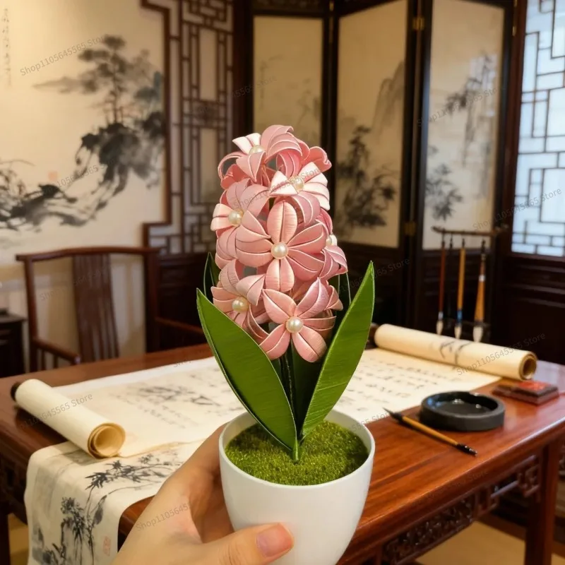 For Hyacinth Wrapped Flowers, Potted Plants, Home Decorations, Flowers That Do Not Require Watering