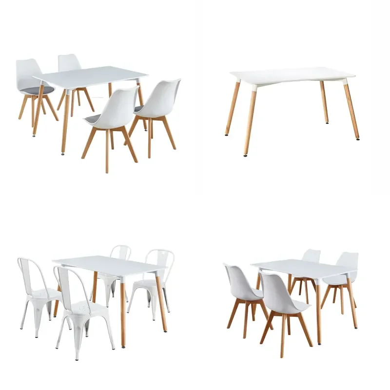 for Modern Luxury Dining Table Set with Chairs  Home Furniture