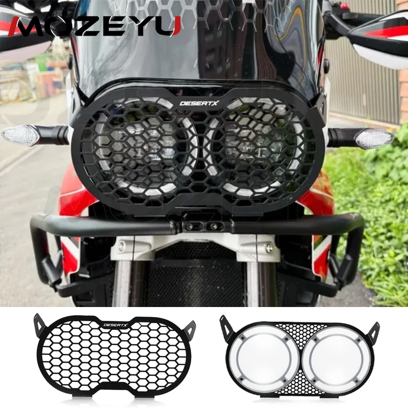 

2025 For Ducati DesertX Desert X 2022 - 2024 Accessories Headlight Grille Protection Headlight Protector Cover Headlight Guard