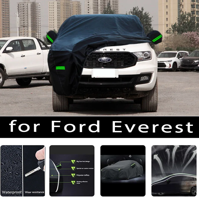 

For FORD Everest Outdoor Protection Full Car Covers Snow Cover Sunshade Waterproof Dustproof Exterior Car accessories