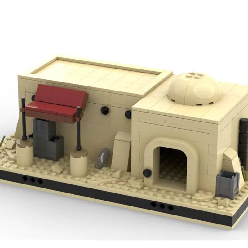 Desert House #12 for a Modular Tatooine Building Toys 270 Pieces MOC