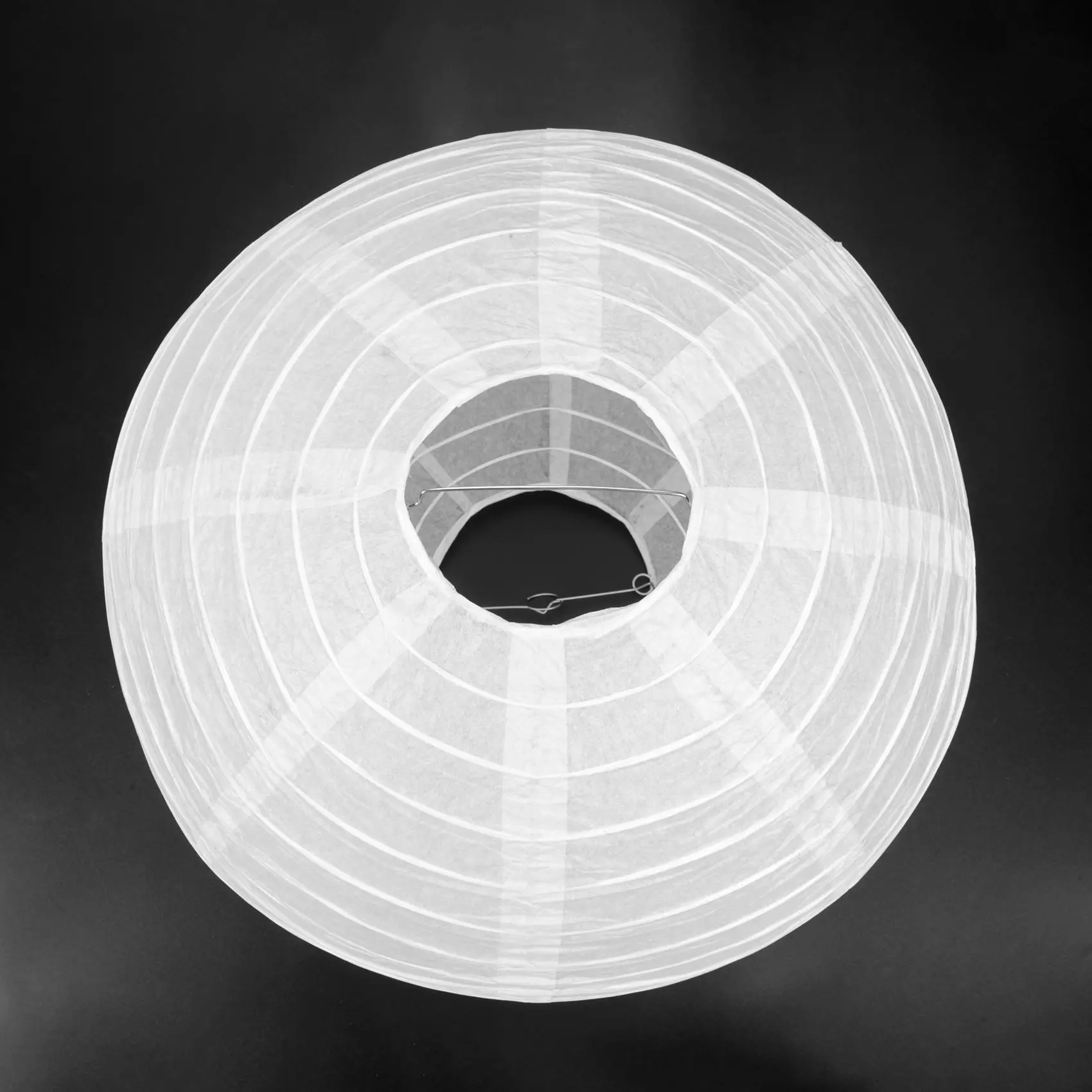 Linterna de papel japonesa china para boda, pantalla de 40cm(16 "), color blanco cremoso, 1 unidad