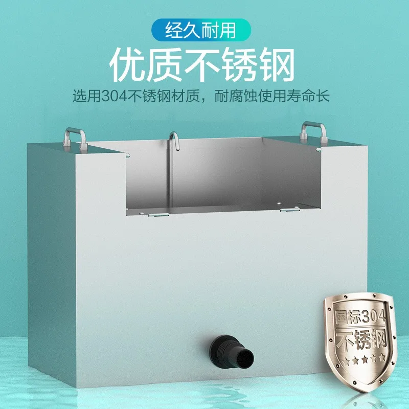 Gechi stainless steel pool skimmer large flow floating object fish pond leaf collection device oil removal film