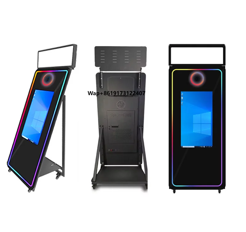 Multi 21.5 32Inch Lcd Screen Wedding Party Selfie Dslr Photobooth Machine Magic Mirror Photo Booth with and Printer