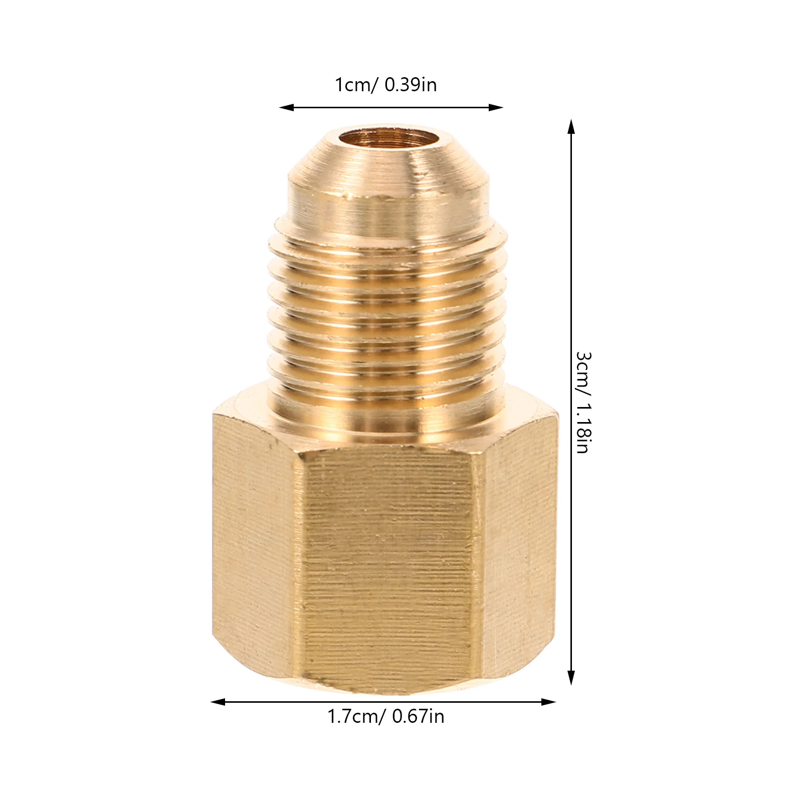 4Pcs Air Conditioning Adapter Fittings Copper Converters Stable Cooling Effects Quick Installation Vacuum Pumps