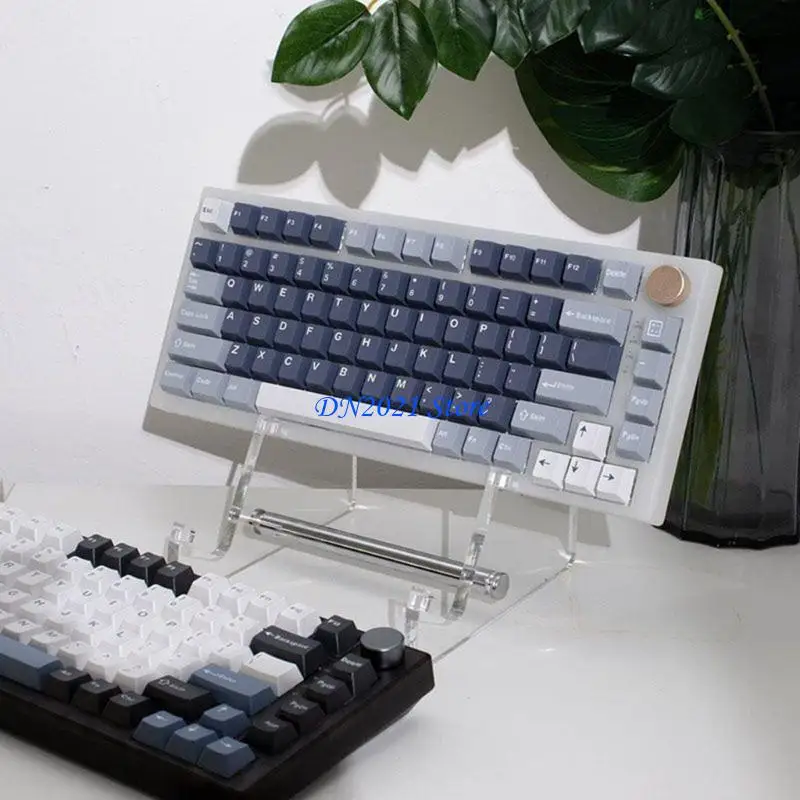 F3KE Acrylic Keyboard Display Stand Mechanical Keyboard Storage Rack Transparent Display Holder for Keybpard Tablet Picture
