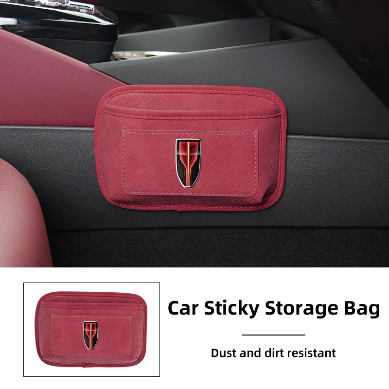 

Car Seat Side Storage Bag Paste Hanging Bag Mobile Phone Storage Bag For Hongqi H5 H6 H7 H9 E-QM5 HS3 HS5 HS6 HS7 E-HS3 E-HS9