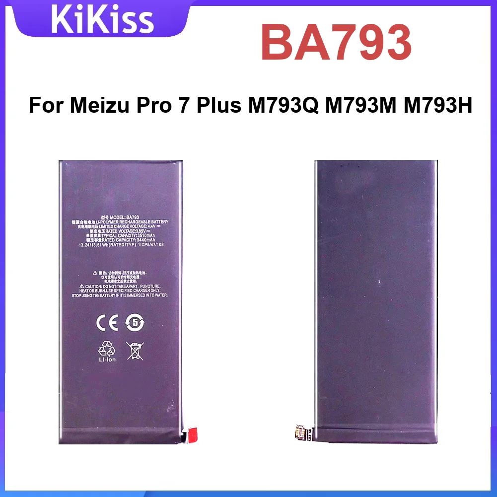 BA793 Replacement Battery For Meizu Pro 7 Plus M793Q M793M M793H Mobile Phone