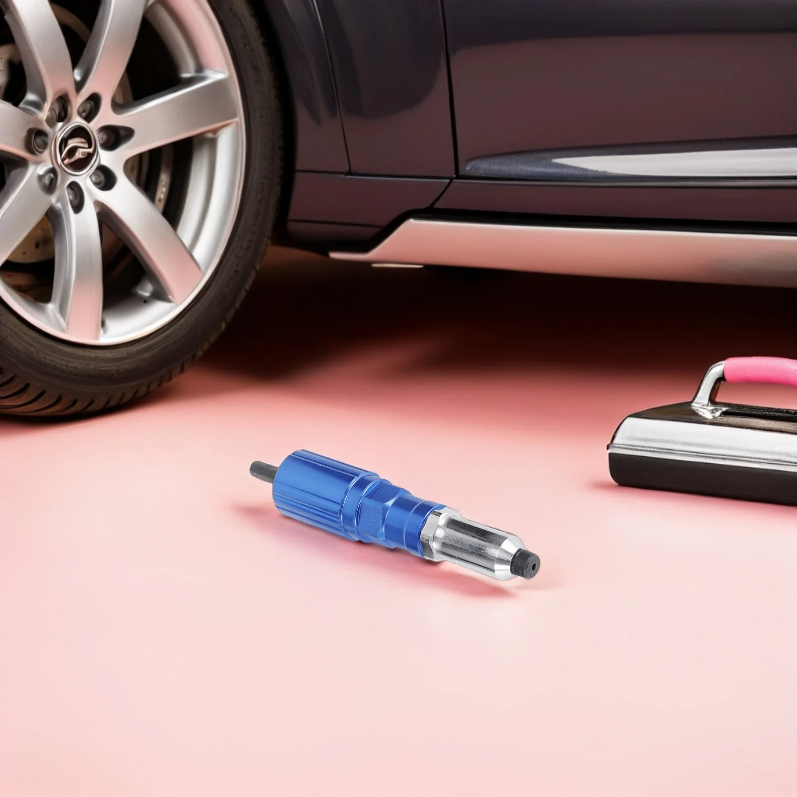 1 Set Rivet Gun Kit Electric Rivet Driver Adapter Aluminum Alloy Converter Cordless Drill Riveter Attachment for Metal Repair